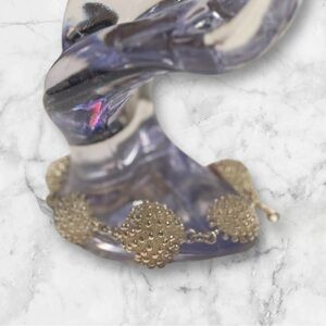 💟💎Vintage Silver Textured Bracelet